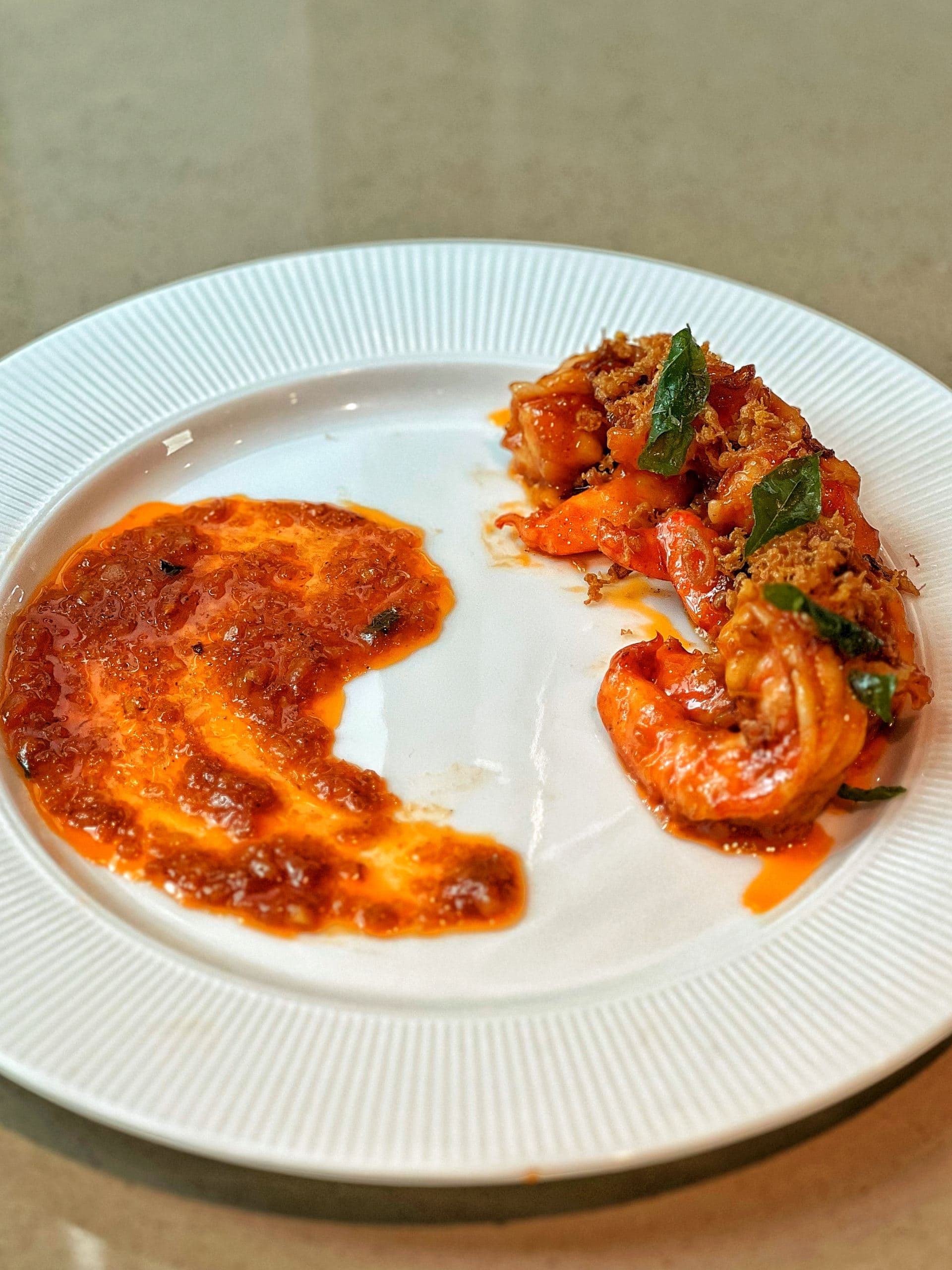Singapore Chili Prawn